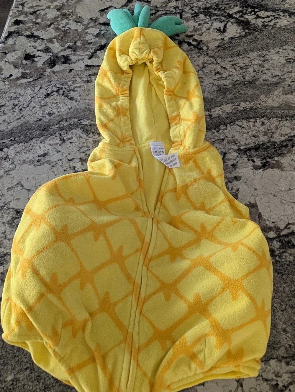 Infant Pineapple Hooded Costume Gender Neutral 12M